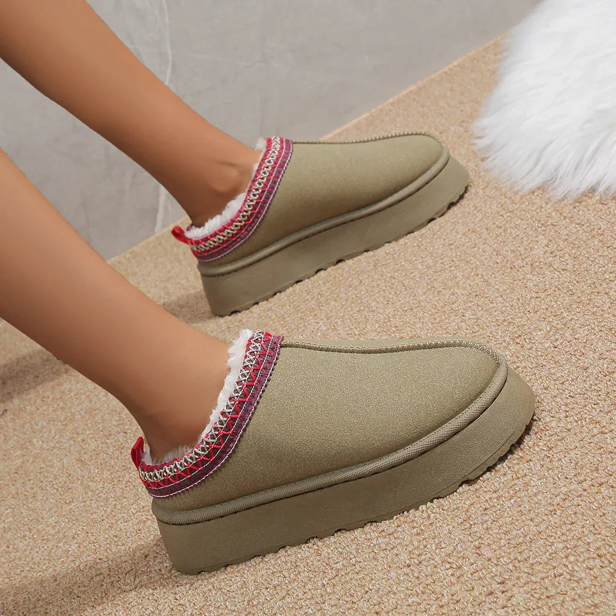 LOUISE⎮SNEEUW PANTOFFELS